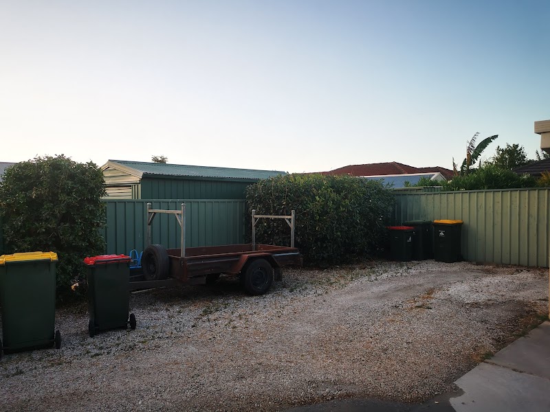 Freshly mown lawn with crisp edges on a suburban Adelaide block